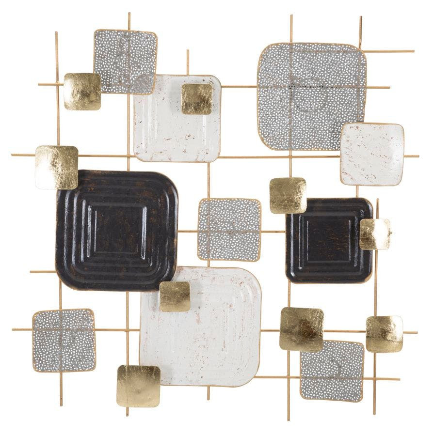 Panel decorativo de hierro Cubes con diseño geométrico