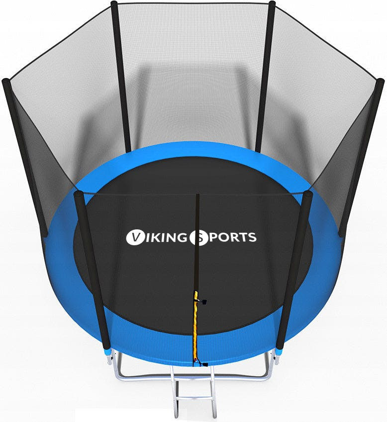 Trampolín 244 cm con red de seguridad y escalera