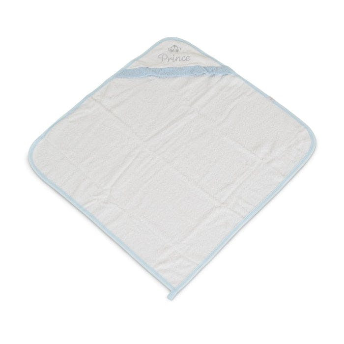 Toalla con capucha para bebé 75 x 75 cm Cute Prince Azul
