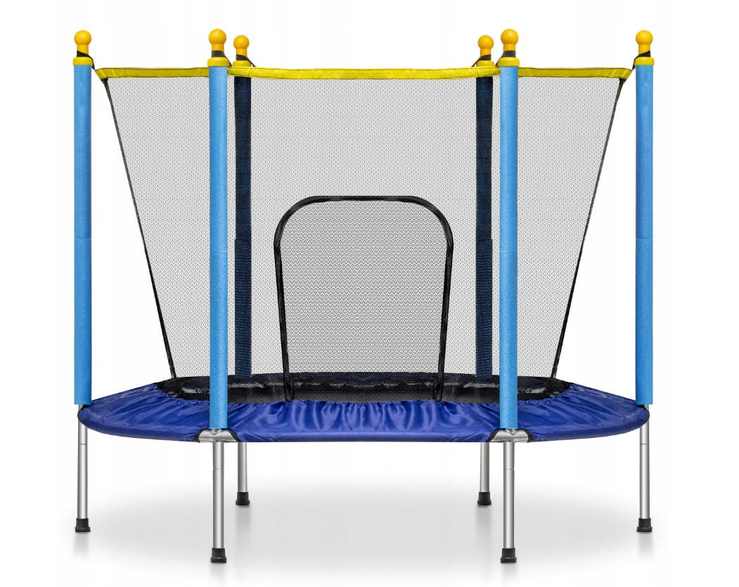 Trampolín con red Ø 140 cm azul