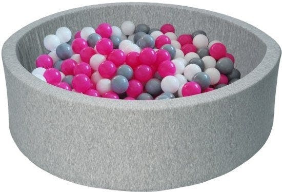 Piscina de bolas 90 x 30 cm con 300 bolas (7 cm)
