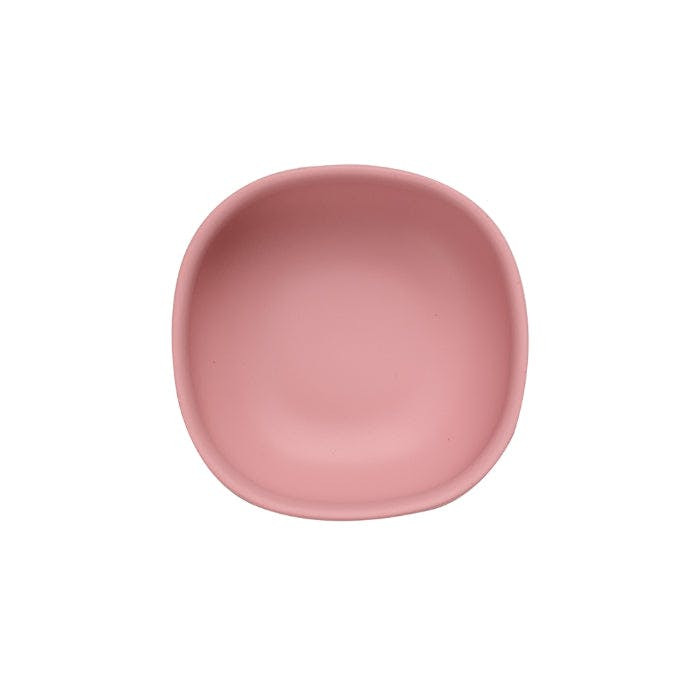 Tazón de silicona con ventosa para niños rosa