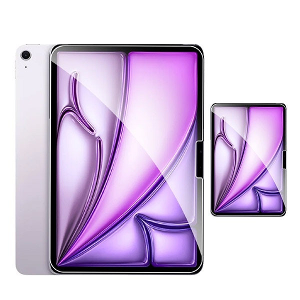 Vidrio Templado Full Cover para iPad Air (2024) - Transparente