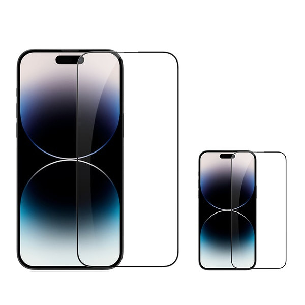 Full cover glass screen protector for iPhone 15 Pro