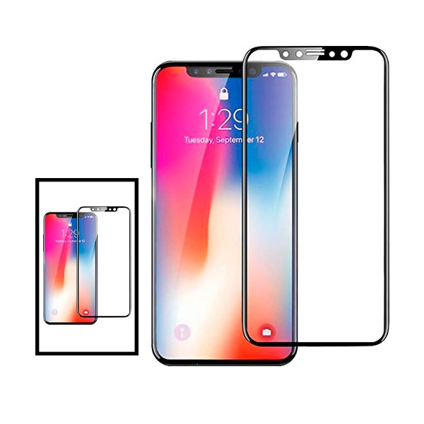 Protector de vidrio templado Full Cover para iPhone XS Max
