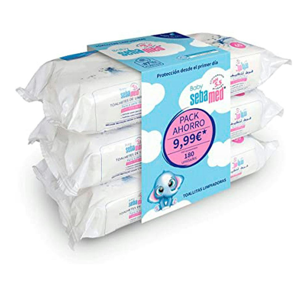 Toallitas limpiadoras para bebé 3x60