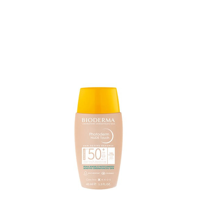 Photoderm Nude Touch SPF50+ Very Light - Protector solar facial con color