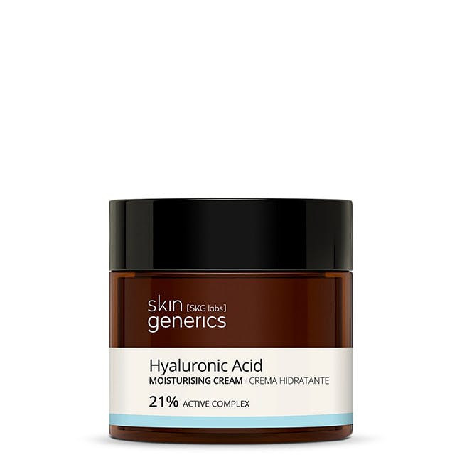 Crema hidratante con ácido hialurónico