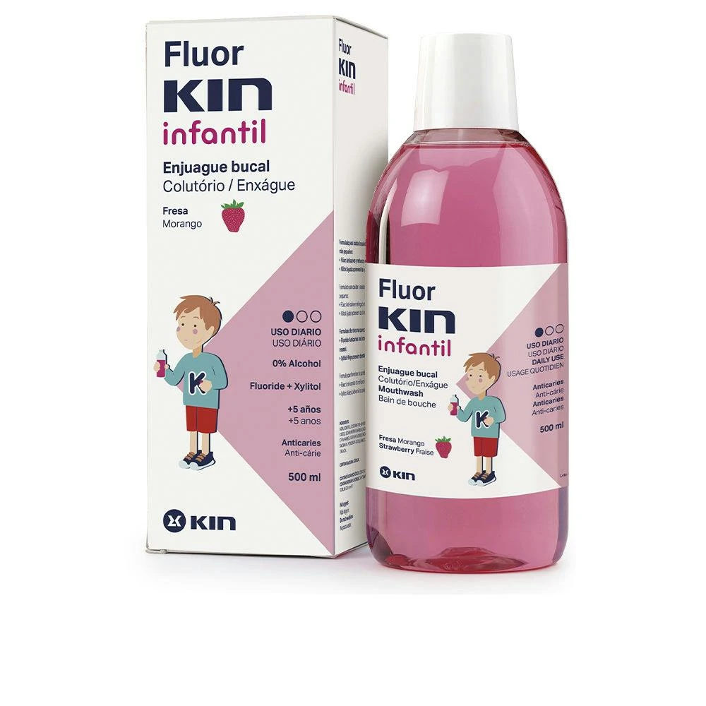 Enjuague Fluorkin Kids Fresa 500 ml