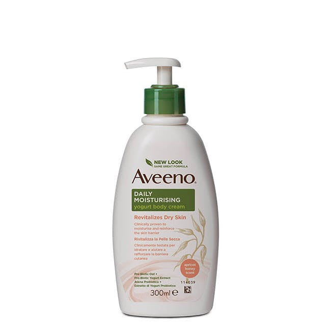 Crema corporal hidratante con yogur, albaricoque y miel