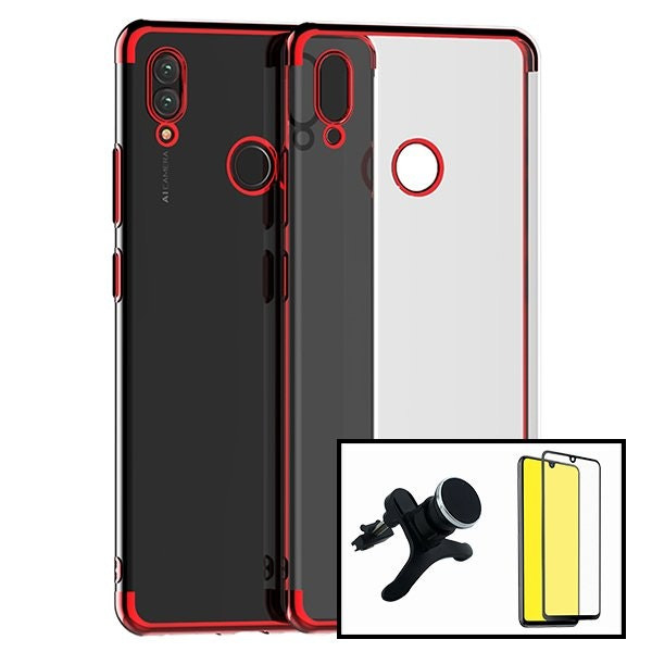Accessory Kit for Huawei P30 Lite: 5D Full Cover Glass, SlimArmor Case and Magnetic Car Mount