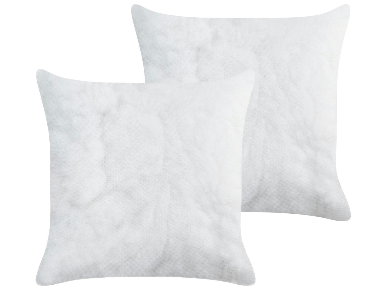 Conjunto de 2 enchimentos para almofada ECHIUM 45 x 45 cm Branco