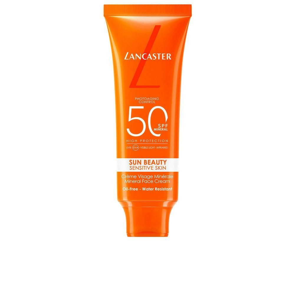 Crema facial mineral SPF50 para piel sensible