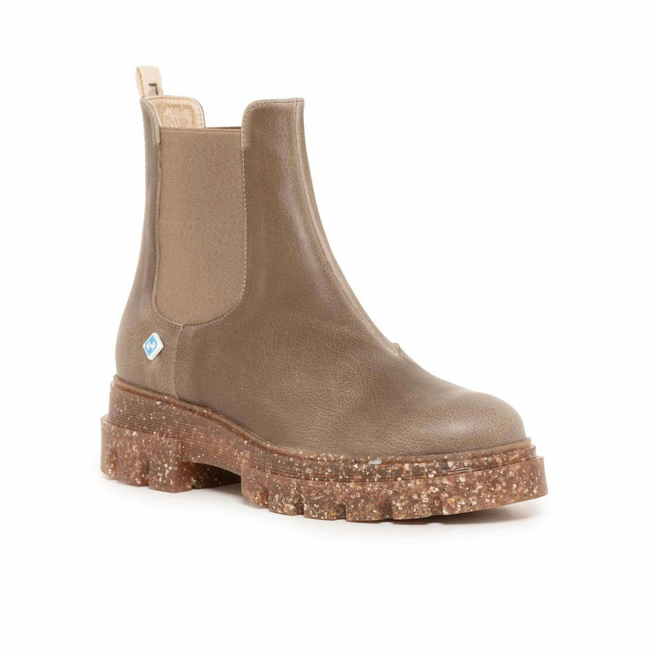 Vegan Chelsea-style ankle boots in Bio-Corn fabric