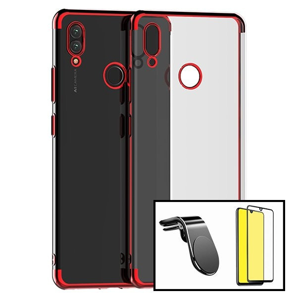 Kit protector de vidrio, funda SlimArmor y soporte magnético para Huawei P30 Lite New Edition
