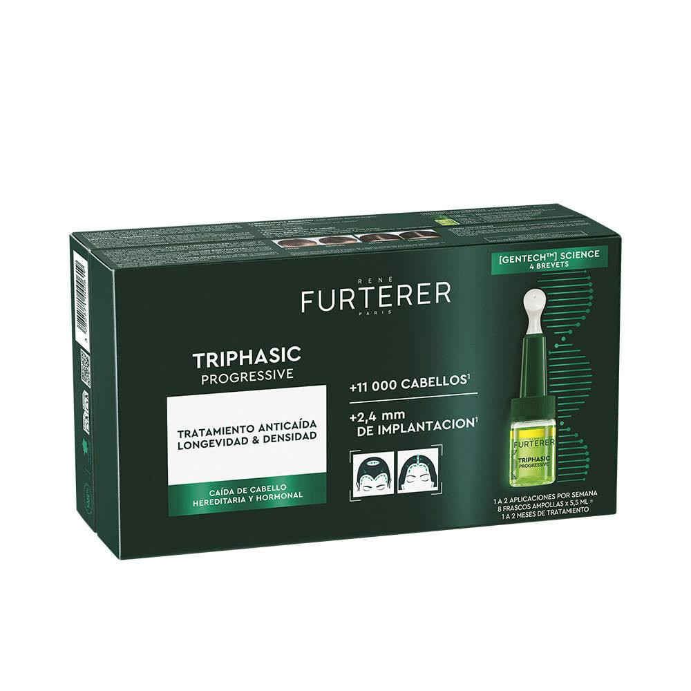 Triphasic Progressive anti-hair loss ampoule treatment 8 x 5.5 ml