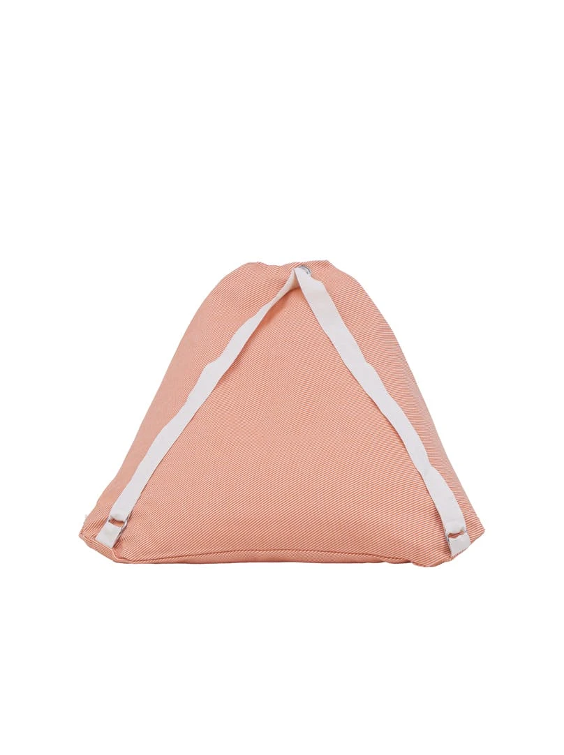Funda para colchoneta de playa algodón salmón/crudo