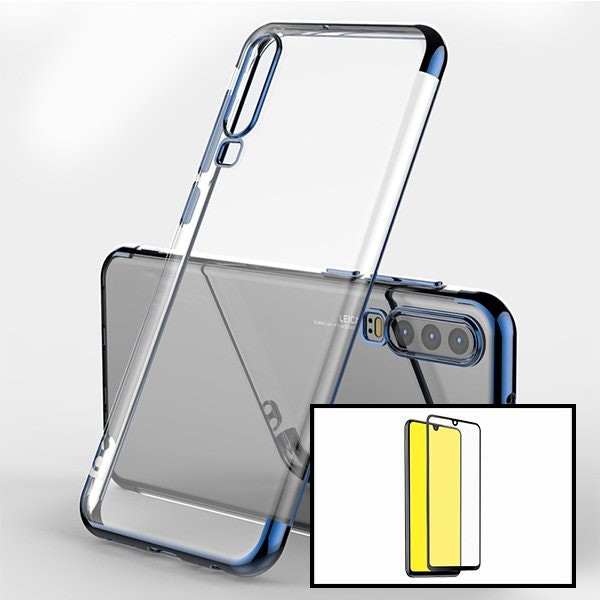 Kit Vidrio Templado Full Cover 5D y Funda SlimArmor para P30 Lite New Edition