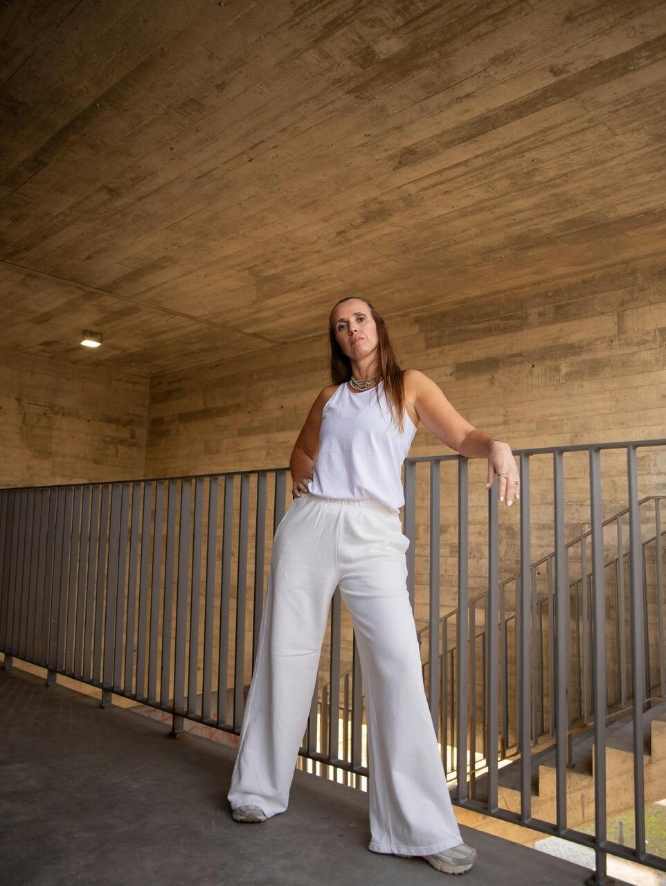 Essential Flow top in cotton jersey