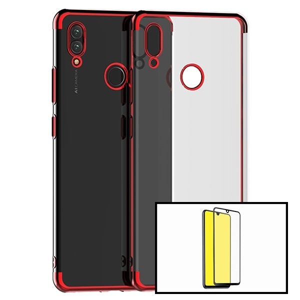 Full Cover tempered glass and SlimArmor case for P30 Lite New Edition