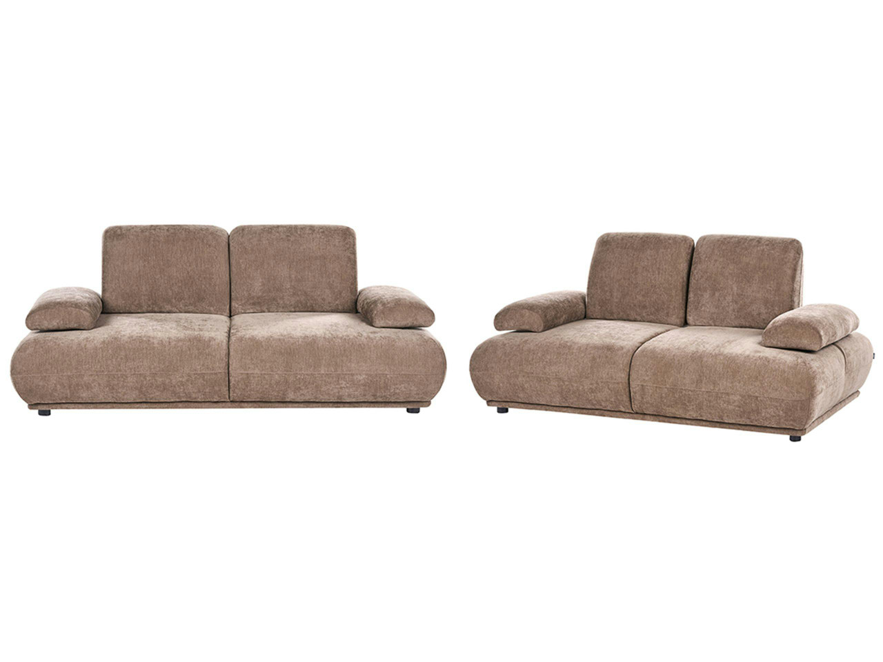Conjunto de sala de estar 5 lugares NACKA Castanho