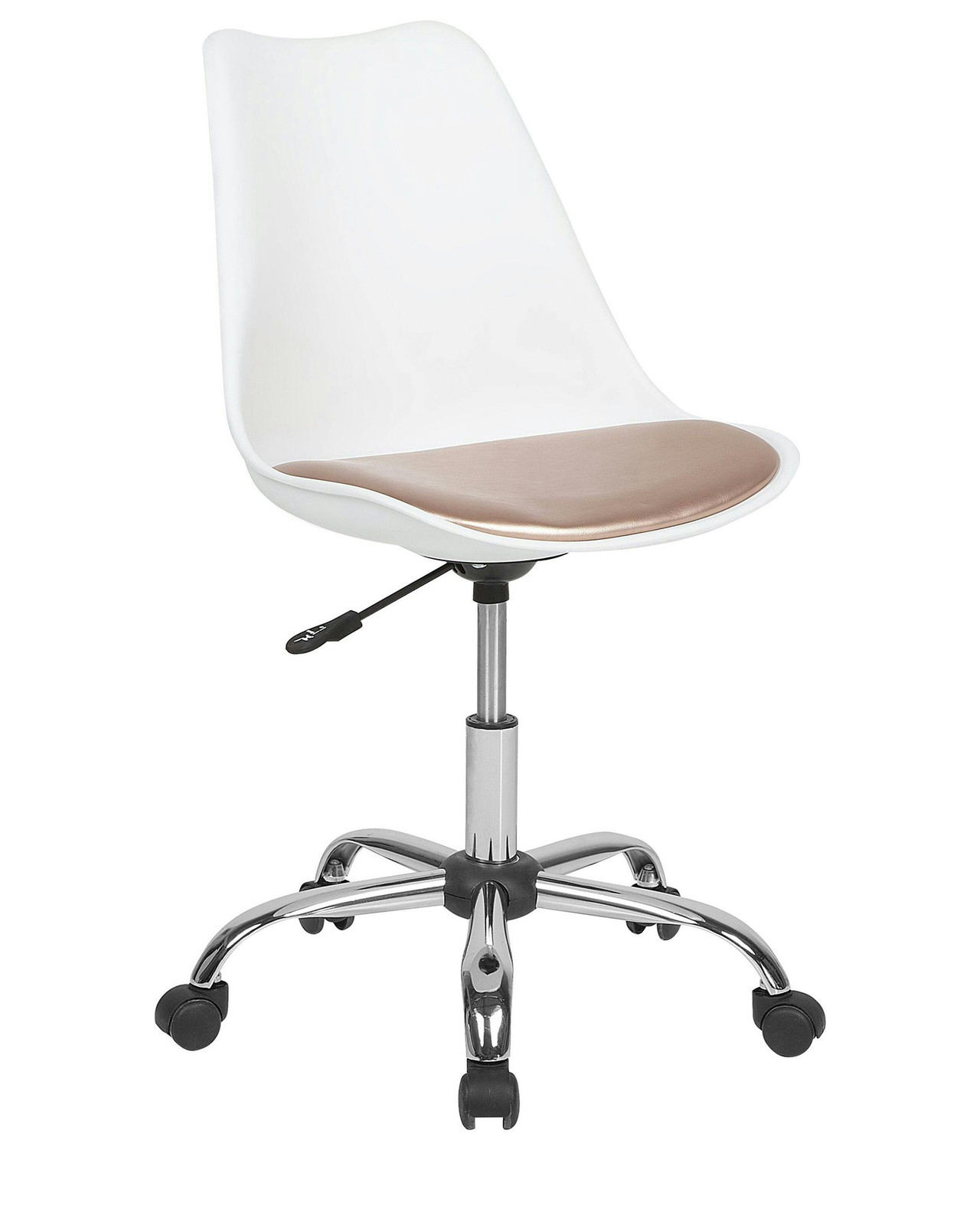 Cadeira home office DAKOTA Pele sintética Rosa