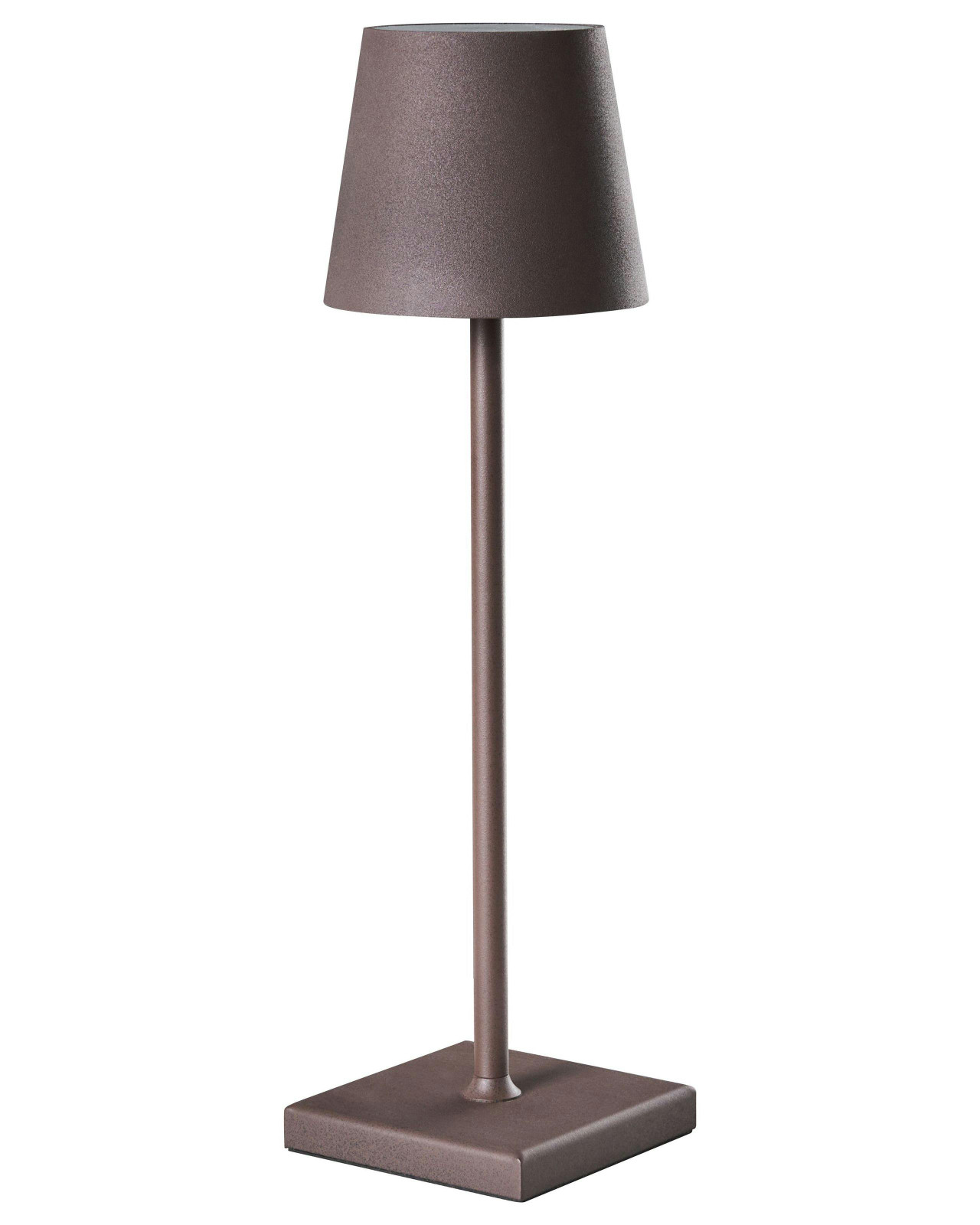 Candeeiro de mesa LED sem fios BACEIRO Com regulador de intensidade Metal Castanho