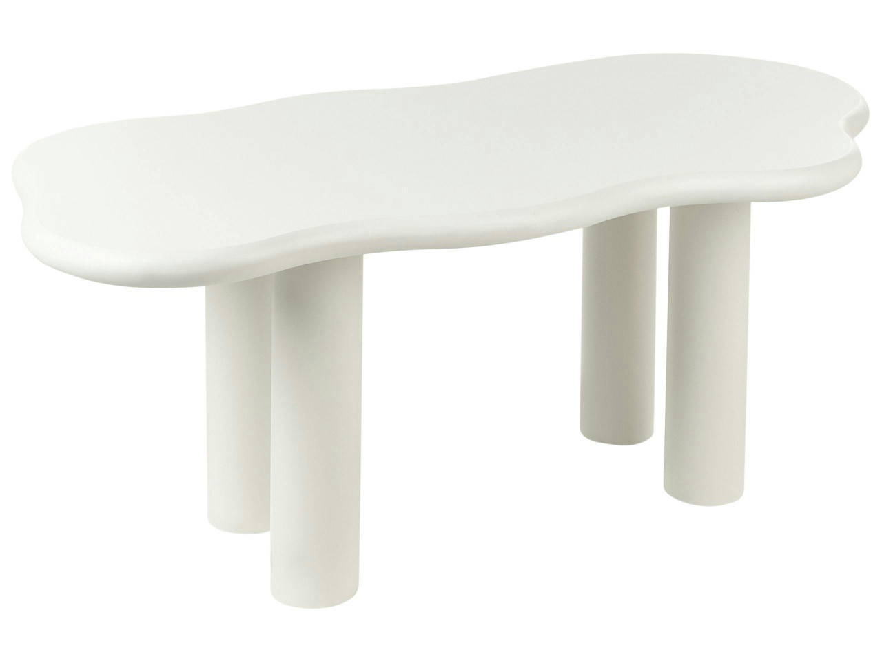 Mesa de jantar ONDLE Branco creme 188 cm 94 cm