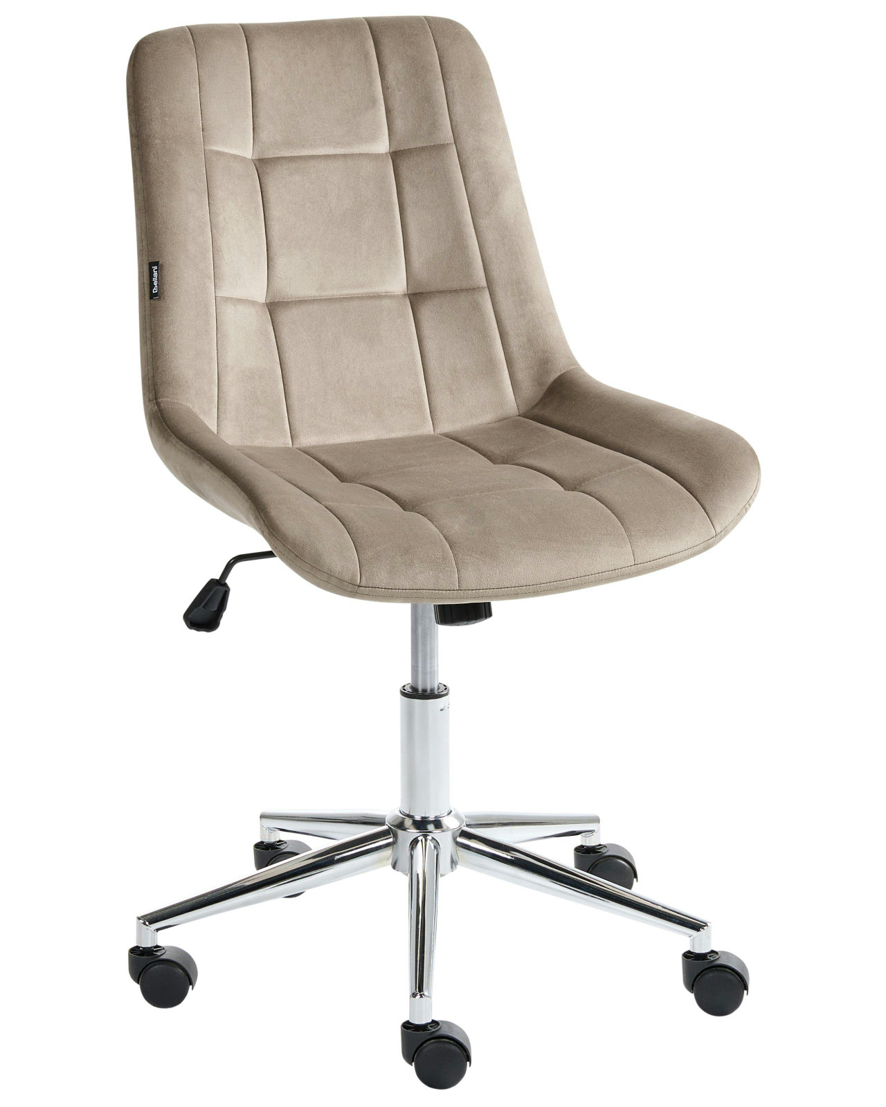 Cadeira de escritório MELROSE Veludo Taupe