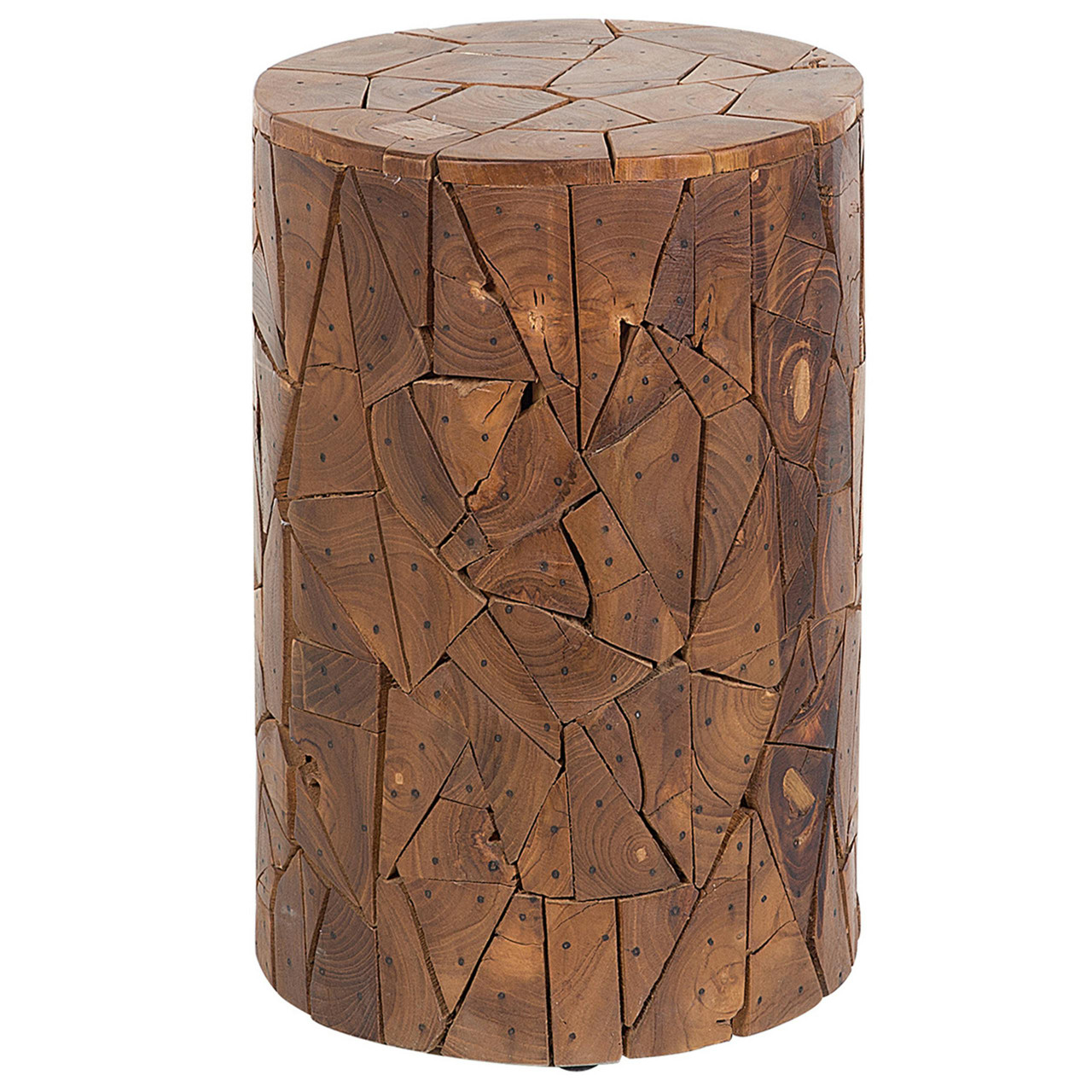 Dawson teak wood side table
