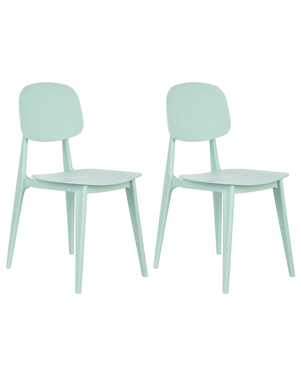 Conjunto de 2 cadeiras de jardim KATTAVIA Verde menta