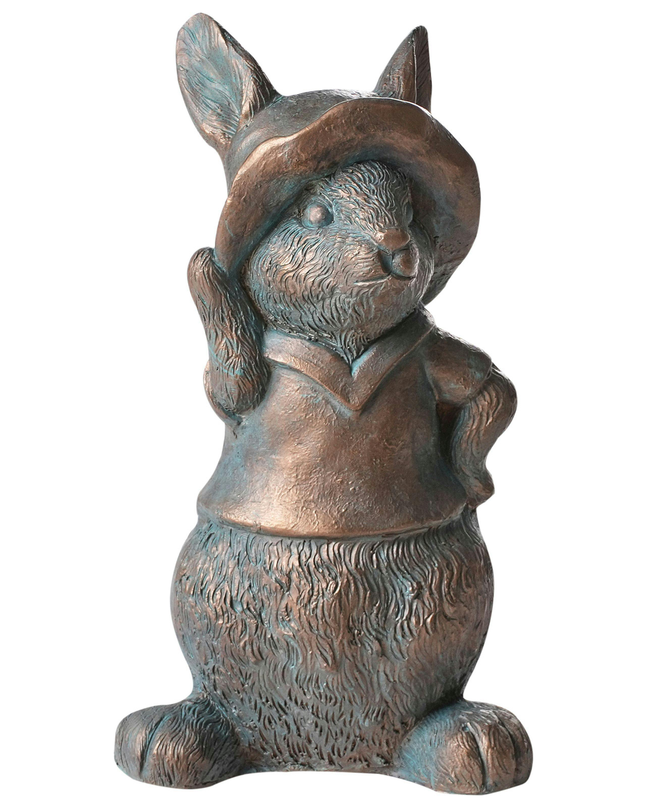 Figura decorativa de jardim KONAKRY Coelho Castanho