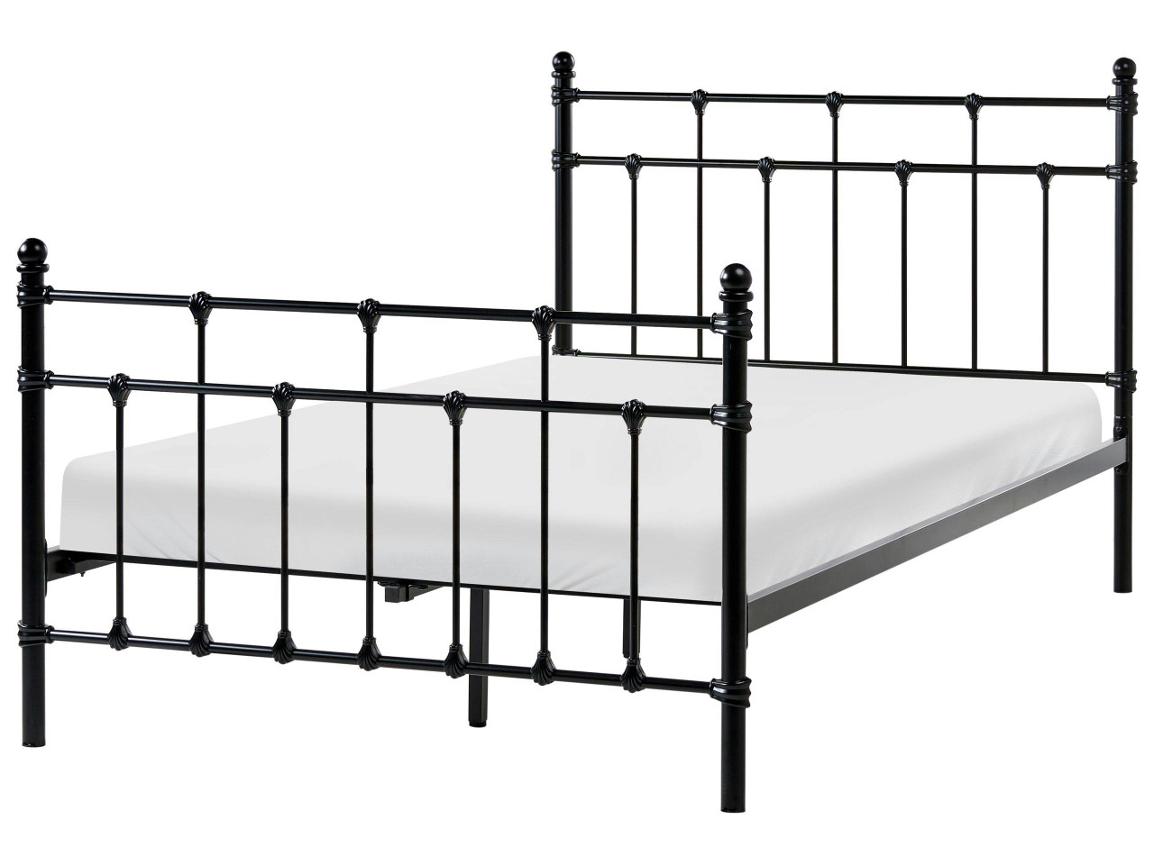 Cama Metal LYNX 120 x 200 cm Preto