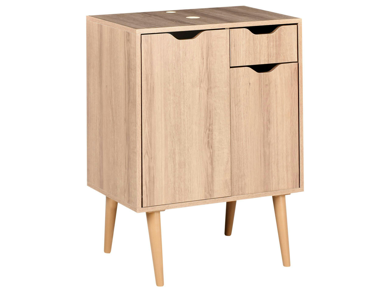 Móvel de casa de banho CANOAS 60 cm Castanho claro