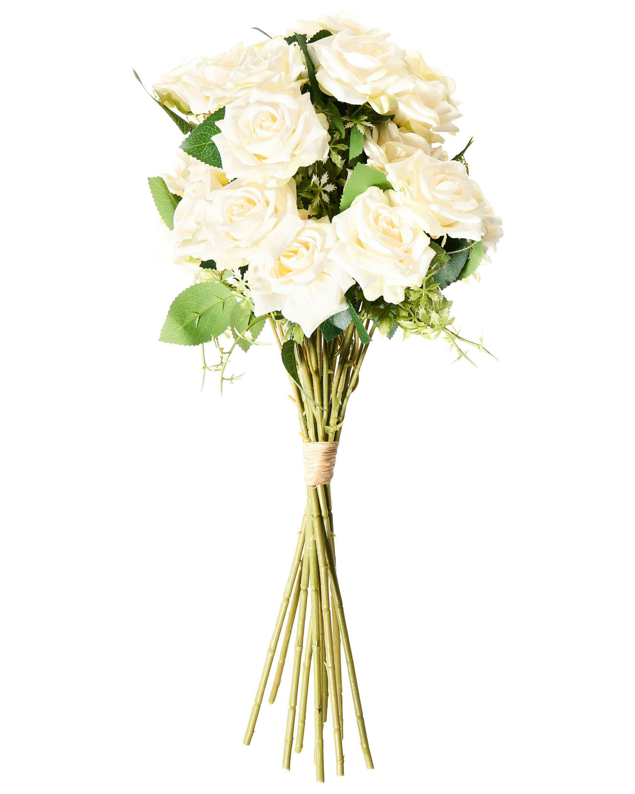 Ramo de flores artificiais LAPAS 55 cm Branco