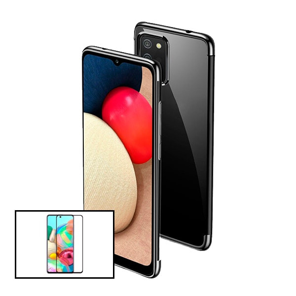 Kit: Vidrio Templado Full Cover + Funda SlimArmor para Samsung Galaxy A72 5G