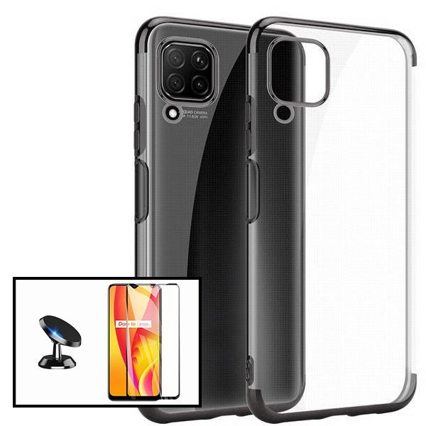 Phonecare accessory kit for Samsung Galaxy A12: tempered glass, slim case and magnetic mount