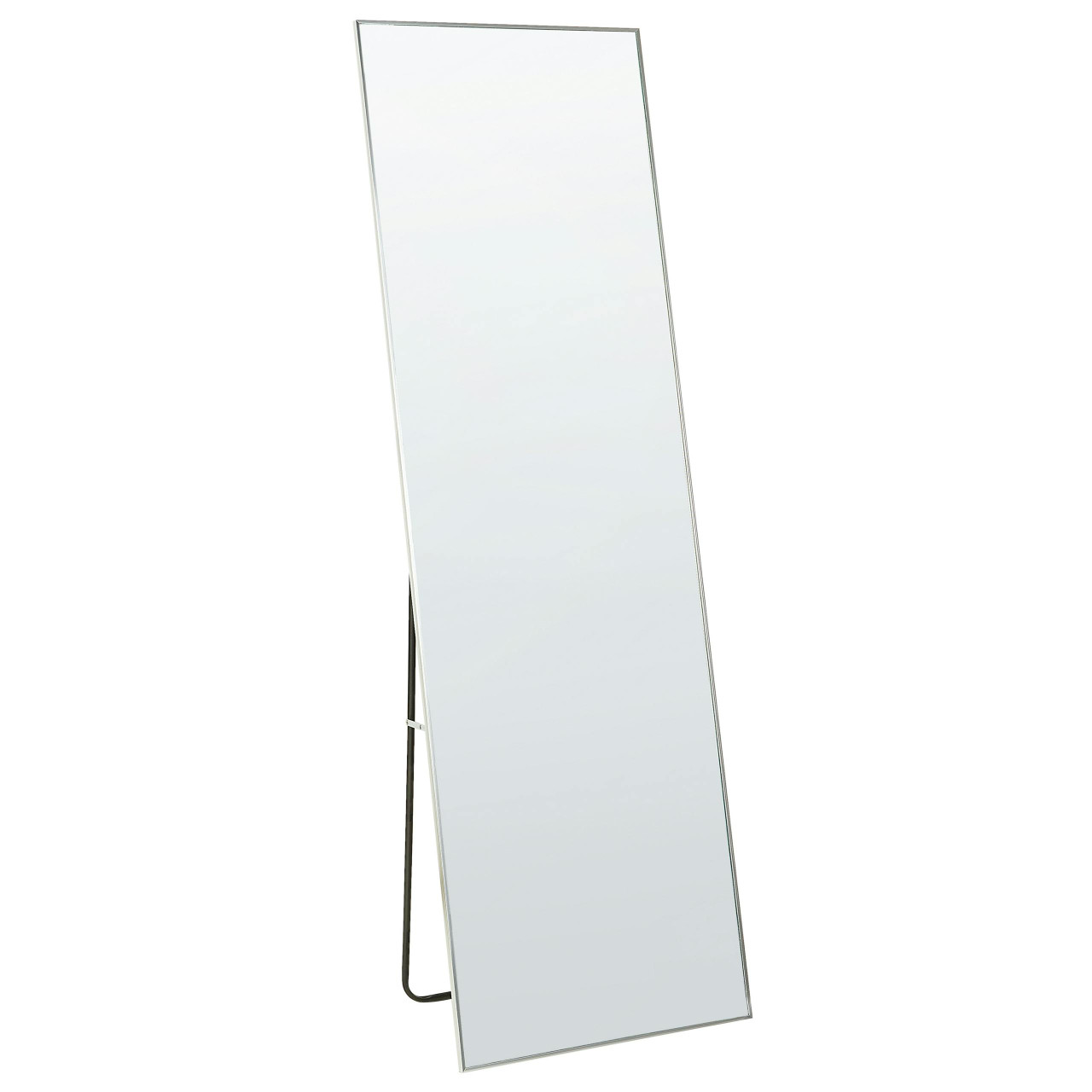 Espejo de pie Beauvais aluminio plateado