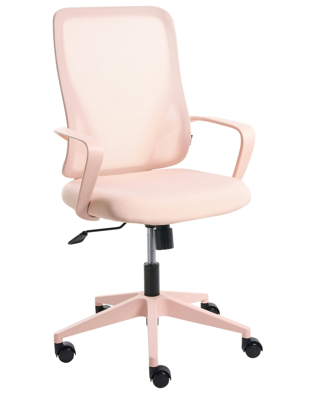 Silla de oficina LUMA con respaldo de malla y asiento de tela