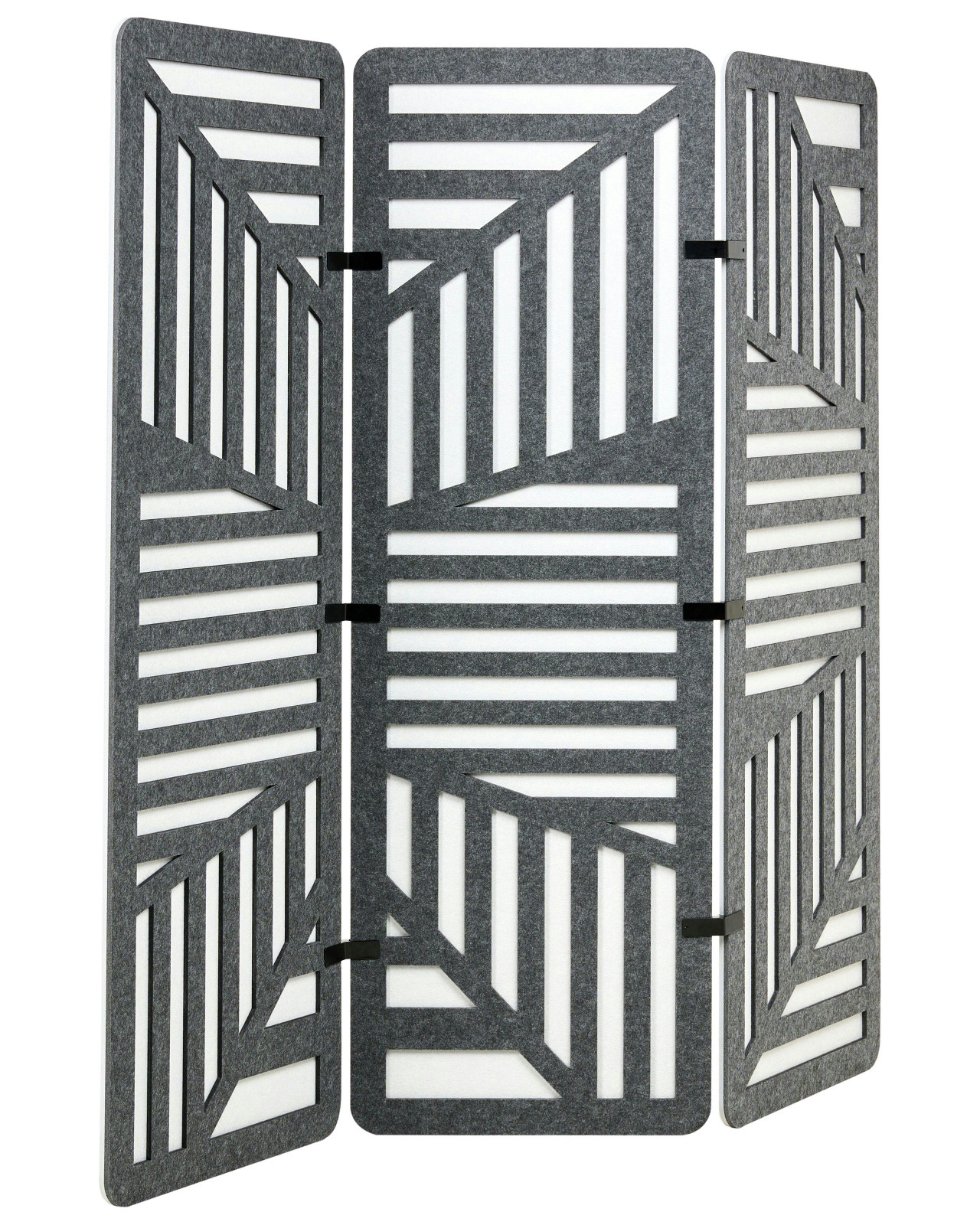 Biombo com 3 painéis FUTURA Cinzento escuro 180 cm 180 cm