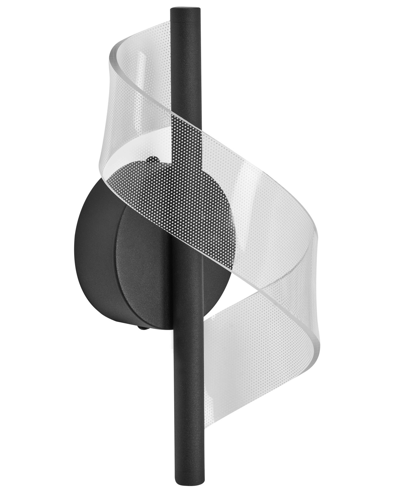 Candeeiro de parede LED SARELA Metal Preto