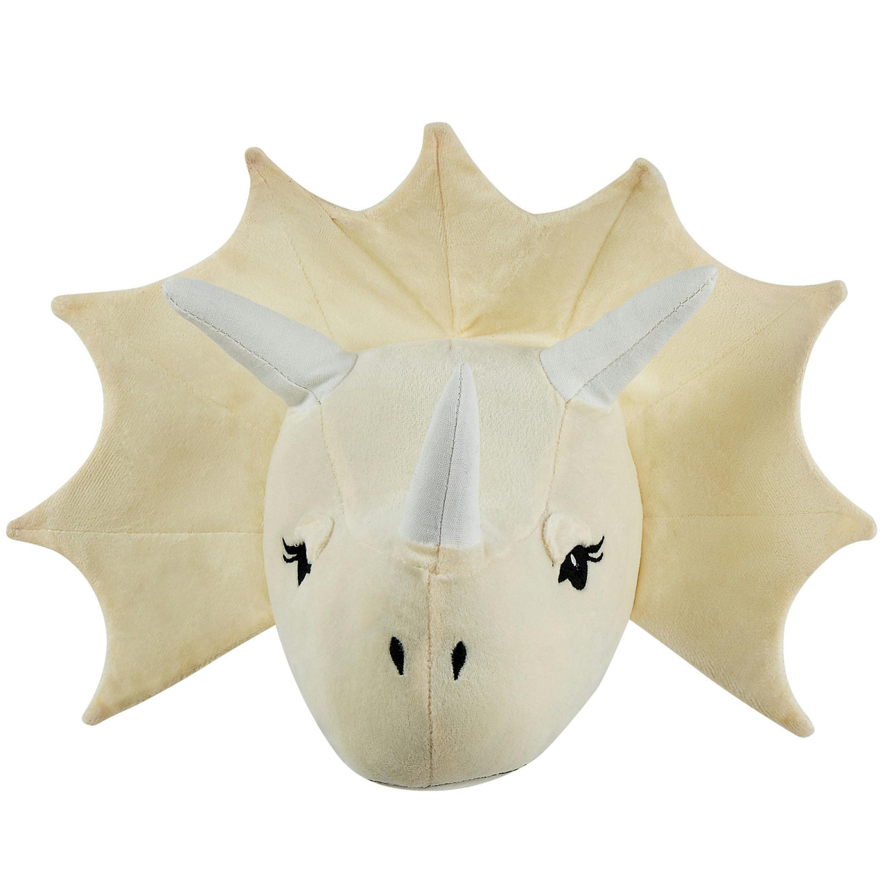Dinosaur felt and cotton wall decoration Rexx cream