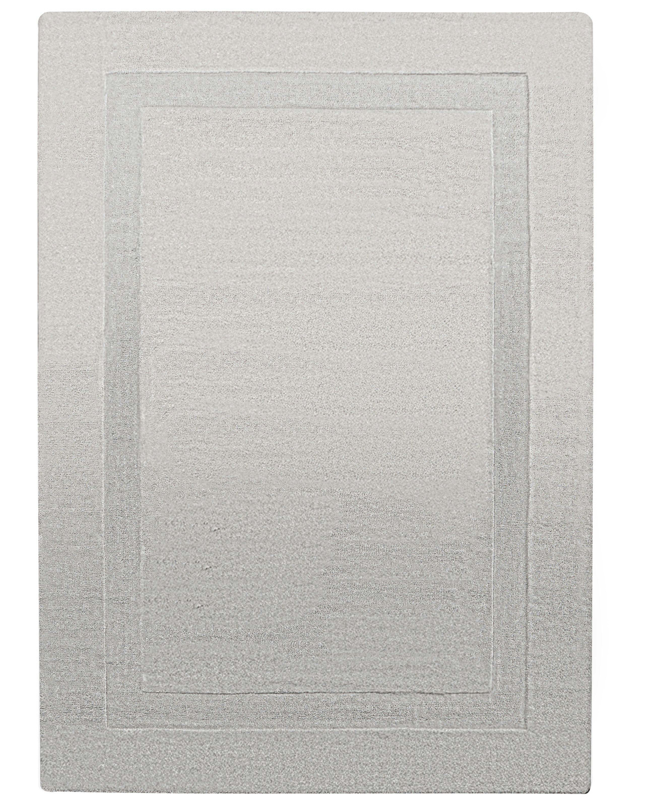 Alfombra KARGIL lana gris rectangular
