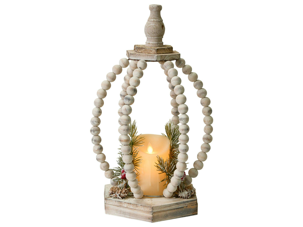 Decoração de Natal LED PAJARVI 40 cm Castanho claro