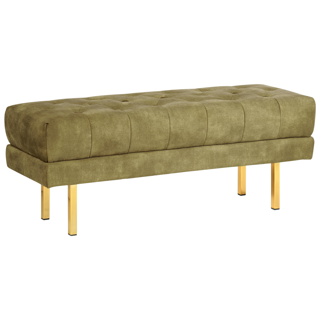 Banqueta Roseville Terciopelo Verde