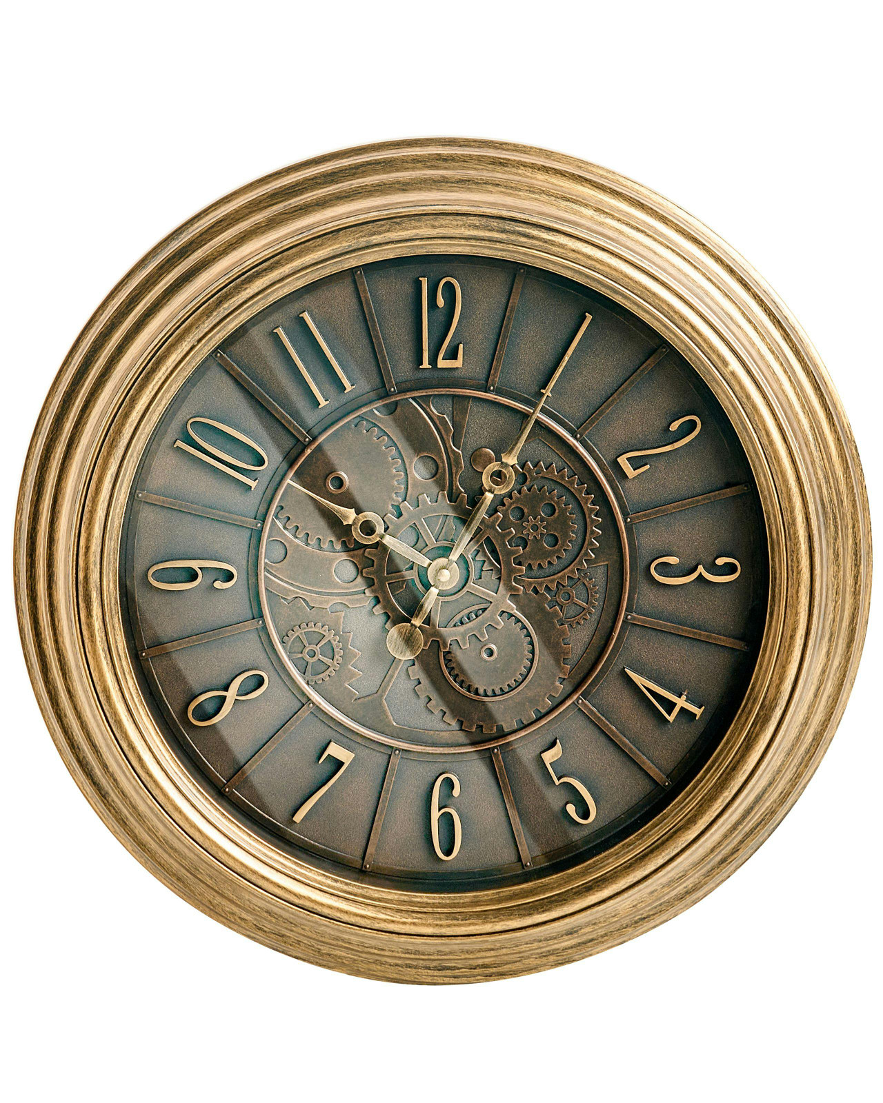 Relógio de parede CAUDETE 50 cm Dourado
