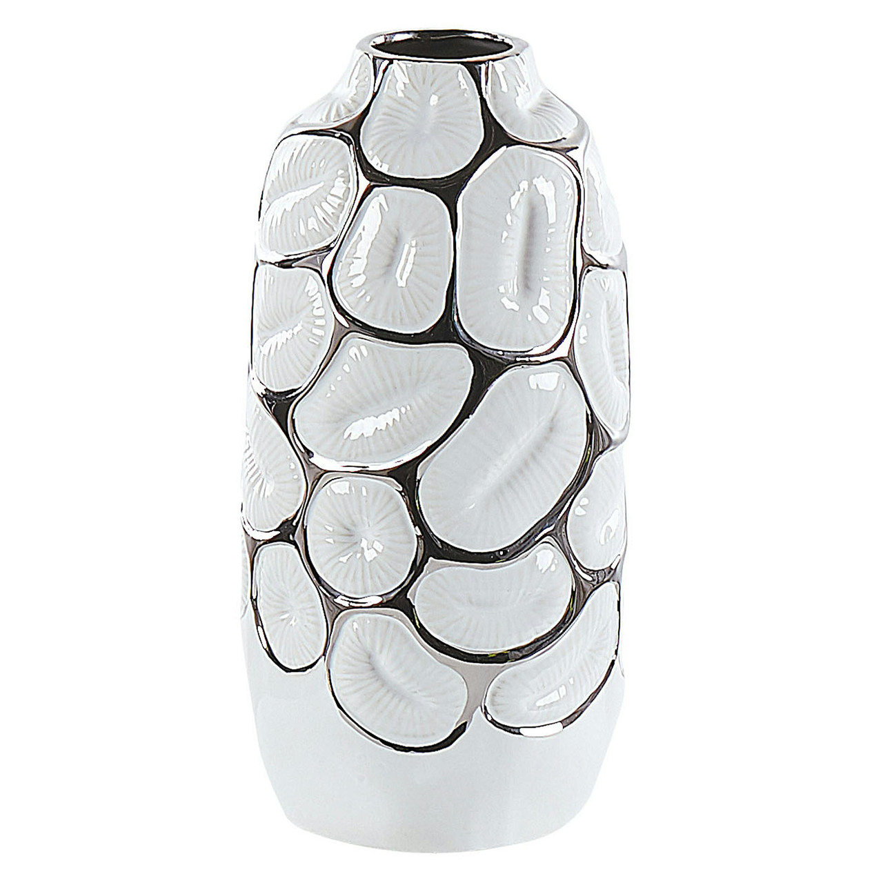 Jarrón decorativo moderno Cenabum de gres blanco
