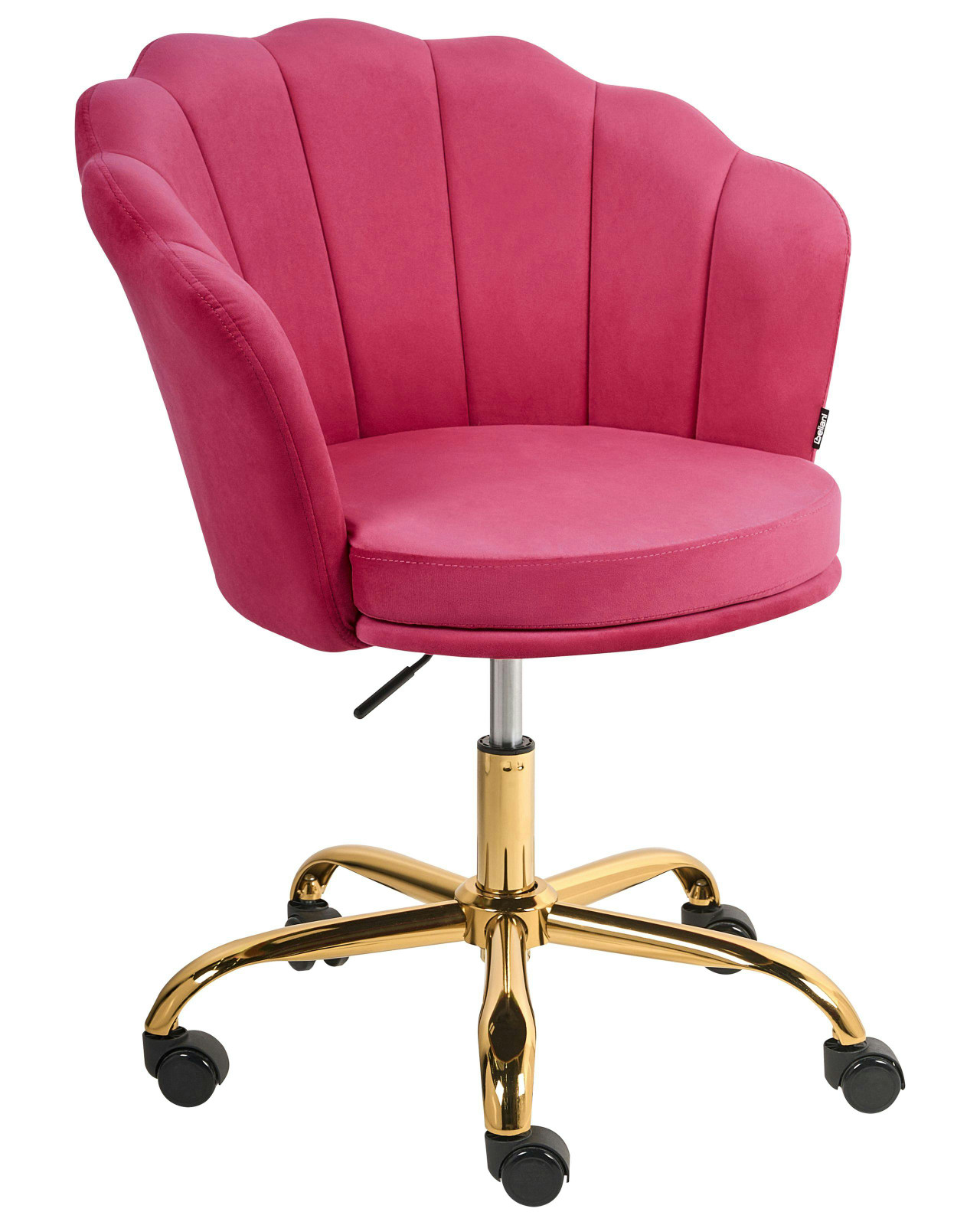 Cadeira home office MONTICELLO Veludo Fucsia