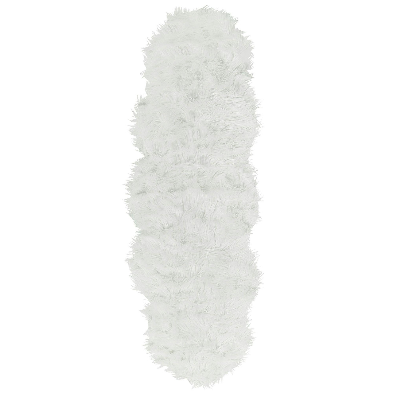 Synthetic Sheep Skin Rug Mamungari Acrylic White