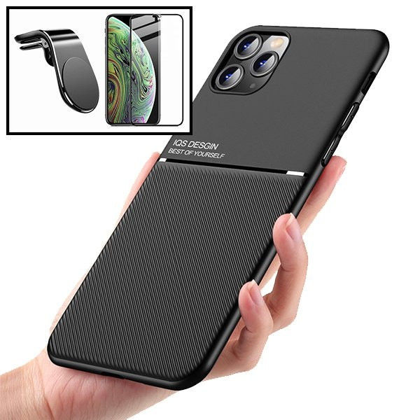 Funda magnética luxury con protector 5D y soporte magnético para iPhone 13 Mini